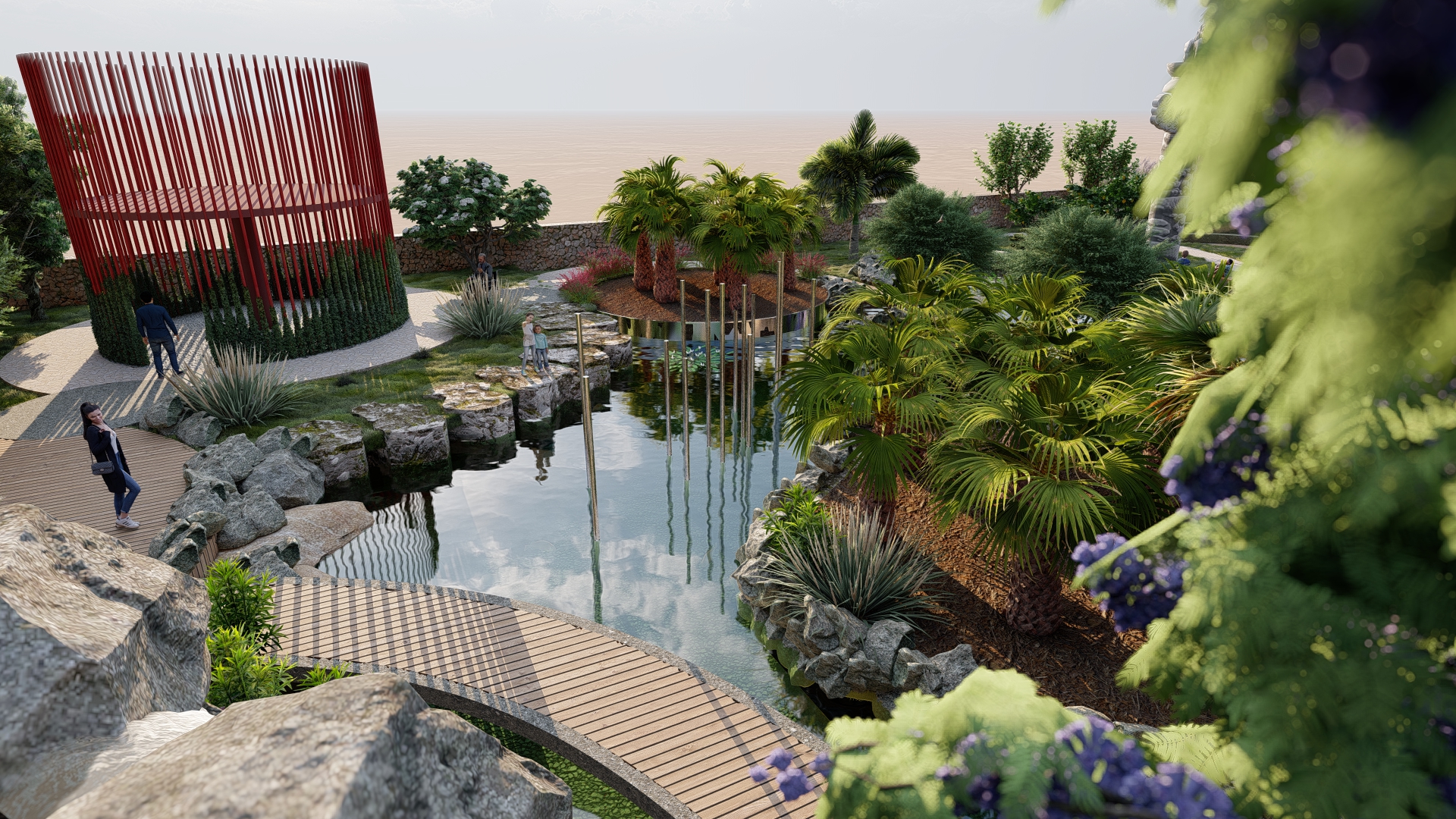 Chinese Garden, Concept
